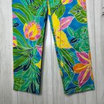 Ralph Lauren Lauren  Vibrant Tropical Print Vacation Crop Ankle Pant size 4 Photo 5