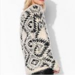 Staring At Stars  Urban Outfitters BOHO Fuzzy Eyelash Aztec Pattern Sweater Photo 1