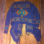 Very J  Aztec native boho kimono sweater Photo 1