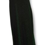 Lulus NWT  Black and Shiny Green Sparkly Midi Dress Size Small – Twist Back Photo 2