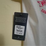 True Religion  Women Tropical Denim neck tee Sz‎ large True Logo V Tee white Photo 7