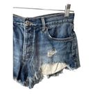 Free People  We The Free Distressed Button-Fly Cut Off Jean Shorts Women's 28 Photo 4