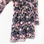 Monique Lhuillier ML x Anthropologie Mini Dress in Black Floral Photo 4