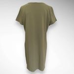 Tommy Hilfiger  Green Flag Crew T-Shirt Dress Stud Embellishments Large | NWT Photo 2