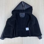 Mauritius Alexia Faux leather shearling biker jacket with zipper detail hood S Photo 5