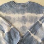 Elizabeth and James Blue Tie Dye Crewneck Sweater Size S Photo 7