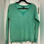 American Eagle Lime Green Lightweight Knit Thermal Pullover Sweater Size Small Photo 0
