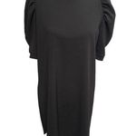 ZARA  Puff Shoulder Short Sleeve Mini Dress Black Size Small Photo 0