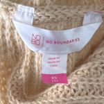 No Boundaries  Two-Tone Green and Cream Sweater size XS Photo 1