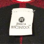 Jessica McClintock  Super Soft Black Plaid Poncho Caper One Size fits most Photo 2