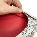 Tory Burch Minnie Travel Ballet Flats Snakeskin Print Leather Logo Shoes 8 Photo 4