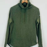Gymshark  cowl neck hunter green sweatshirt with mesh panels. Size XS Photo 0