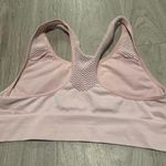 PINK - Victoria's Secret  Light Pink Mesh Sports Bra Photo 2