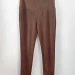 J. McLaughlin  Pull-On Faux Suede Pant Mocha Leggings Small $126 Retail Photo 2