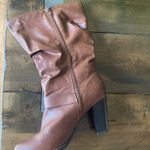 Style & Co  Sachi‎ brown buckle heel boots size 10 Photo 1