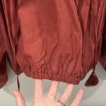 J.Crew  Tassel Tie Front Crop Top in Color Chimney Size 3X NWT Photo 5