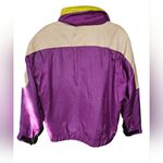 Women's Purple and Cream Ski Jacket Size M Photo 1