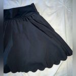 Aerie OFFLINE by  Black High-Rise Scalloped Edge, Lined Athletic Skort SIZE M Photo 2