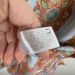 Cynthia Rowley Cynthia‎ Rowley Paisley Tunic Top Size 2X Multicolor V-Neck Boho Lightweight Photo 5