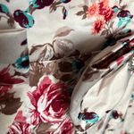 Babylon Collection Italia satin dress with bows and chiffon Pink Size 4 Photo 4