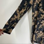 Topshop NEW  Acid Wash Tie Dye Pullover Velvet Hoodie Sweatshirt Size US 4 Small Photo 2