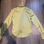 Wild Fable  Green Satin Button Down Shirt Photo 1