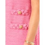 TUCKERNUCK light Pink Tweed Jackie Tweed Dress NEW Size M Photo 2