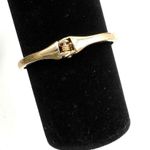 Betsey Johnson  Gold Tone Crystal Pave Red Nose Reindeer Pendant & Bracelet Set Photo 5