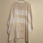 Apiece Apart Beige & White Knit Cape Poncho – One Size – Boho Minimalist Des Photo 6