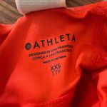 Athleta  Crossed Bikini Top Size XXS  Vermillion Orange Cup A-C UPF Protection Photo 6