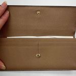 Michael Kors MICHAEL Khaki Jet Set Travel Flat Leather Wallet Photo 1