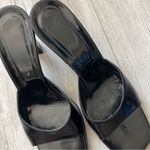 Via Spiga Heels slip on open toed womens Black (size 8.5) chic minimalist party Photo 8