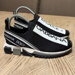 Dolce & Gabbana  Black and White Slip-On Shoes size 38.5 Photo 1