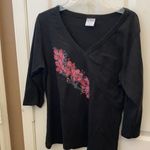 FINAL MARKDOWN Ladies crazy shirt xl Black Photo 0