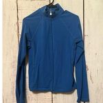 Beyond Yoga  Supplex Original Jacket Mock Neck Full Zip Blue Size Small Photo 0