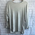 J.Crew gray lightweight, super soft, long sleeve shirt, women size medium Photo 0