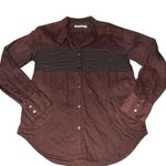 We The Free Brown w/ Black Stripes Utility Jacket Photo 0