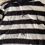 Karl Lagerfeld NWOT  Oversized Eiffel Tower Sequined Sweater Black & White XL Photo 2