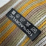 In The Style  Women's Striped 100% Acrylic Scarf One Size Photo 5