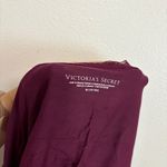 Victoria's Secret  Size S/M Modal Soft Maroon Plum Burgundy Lace Short Sleep SET Photo 5