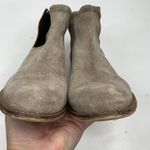 Anthropologie Anthro Diba True Sz 6.5 Stop By Bootie Beige Brown Suede Leather Colorblock Boot Photo 8