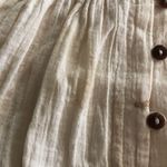 Free People Ivory Long Sleeve Blouse Photo 1