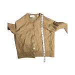 Doen Petra Alpaca Merino Wool Button Front Knit Cardigan Size: S Brown Photo 3