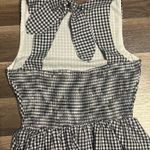Black and White Gingham Dress Photo 1
