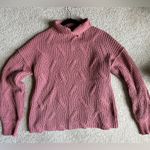 Poof! Dusty Rose Knit Sweater Photo 0
