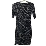 Ralph Lauren Lauren Ruched Dress 6P Abstract Party Cocktail Business Work Formal Photo 1