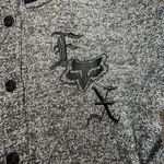 Fox Racing VTG Y2K  Gray Full Snap Hooded Jacket Embroidered Logo Womens M Moto Photo 1