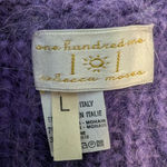 Vintage Oversized Purple Mohair Wool Sweater Rebecca Moses 90s Fashion Crewneck Size L Photo 1