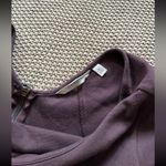 Athleta ‎ Women’s Illusion Body Con Dress Brown Zip Back Long Sleeve Sz Small Photo 4