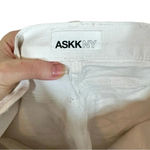 ASKK NY 70s Boot Ivory Jeans High Rise Flare White Size 28 Photo 10